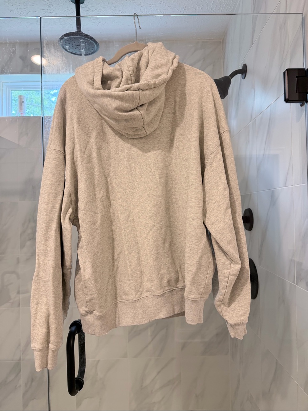 Anine Bing Light Gray Logo Hoodie - Picture 4 of 4